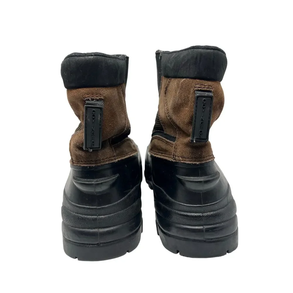 Men Covington Brown Leather Waterproof Insulated Work Outdoor Boots 11